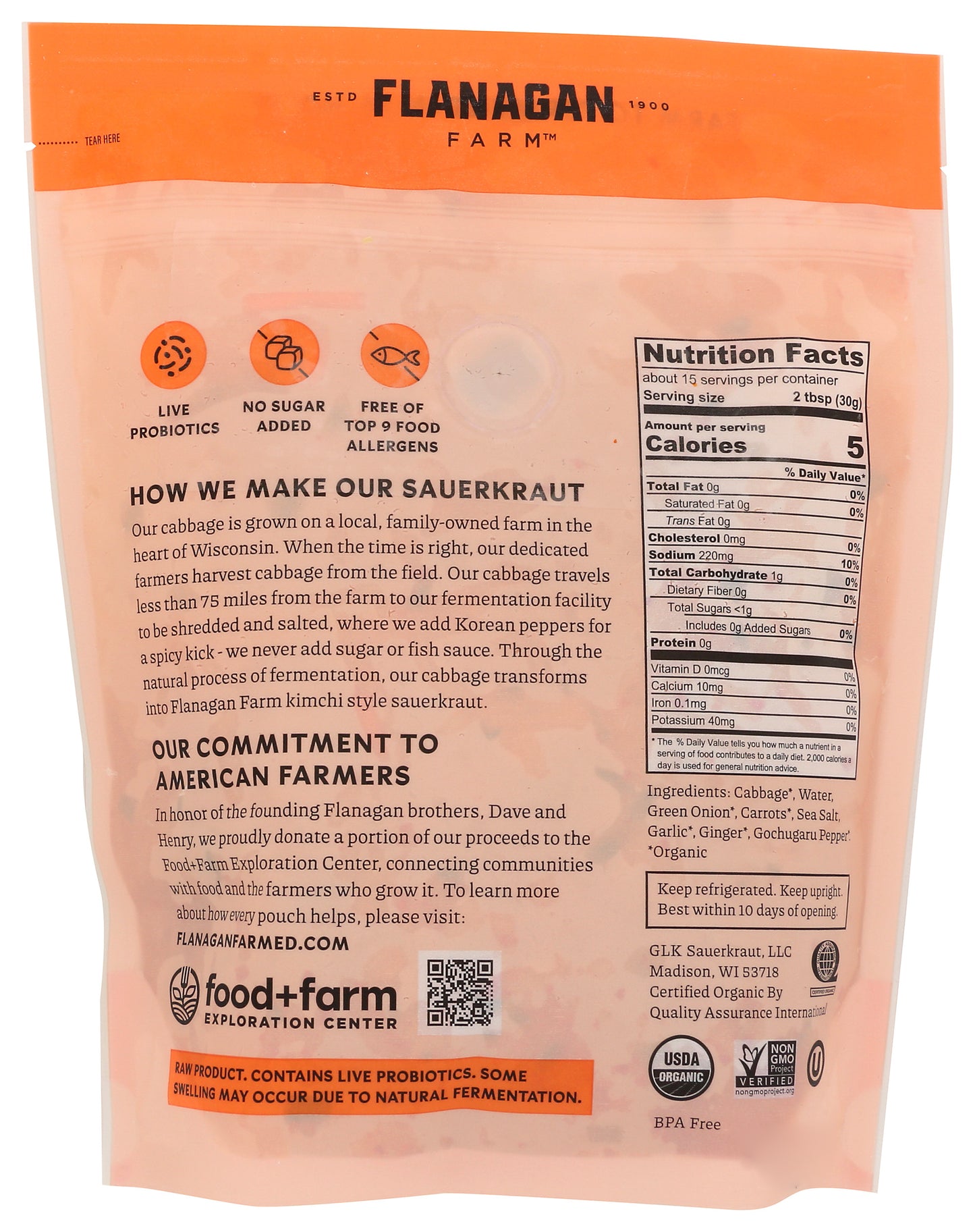 Kimchi Organic Kraut